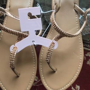 Candies Bronze Sandals